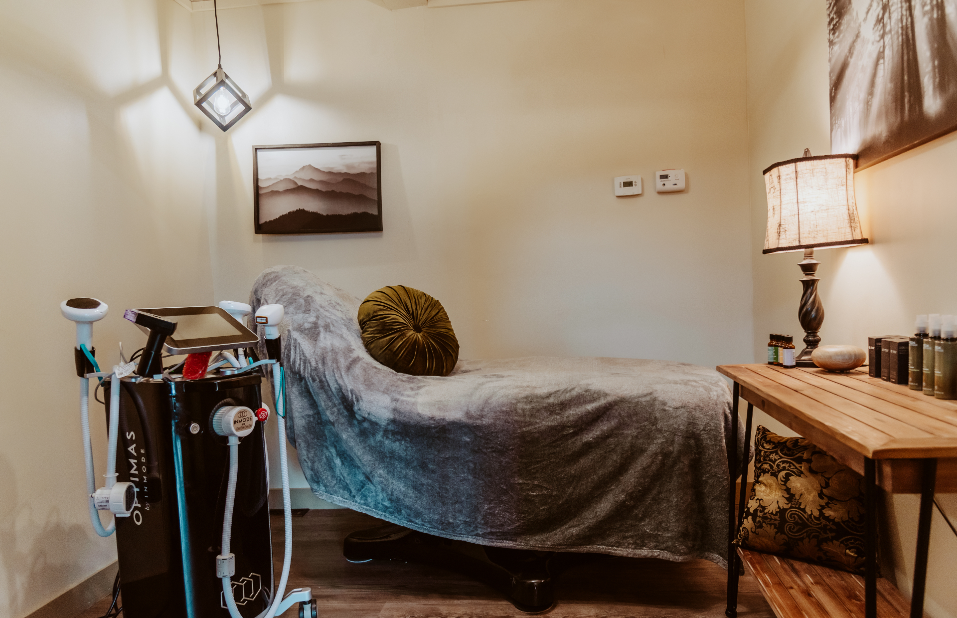 Treatment room inside Mon Petit Salon Et Spa, Colorado